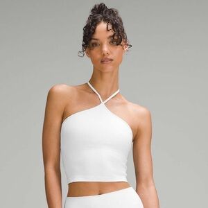 NWOT Lulu Align T-Strap Tank Top in White (Size 4)